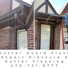 Gutter Cleaning with Guards in Dekalb County, Georgia 